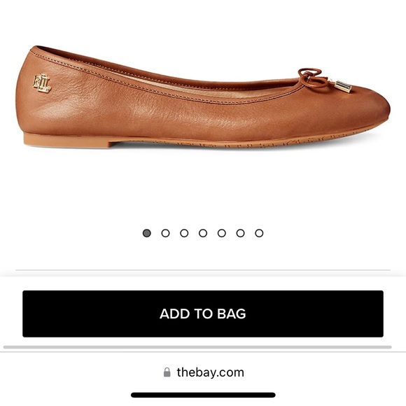 LAUREN Ralph Lauren Ballet flats, tan, size 8.5 - Picture 2 of 8